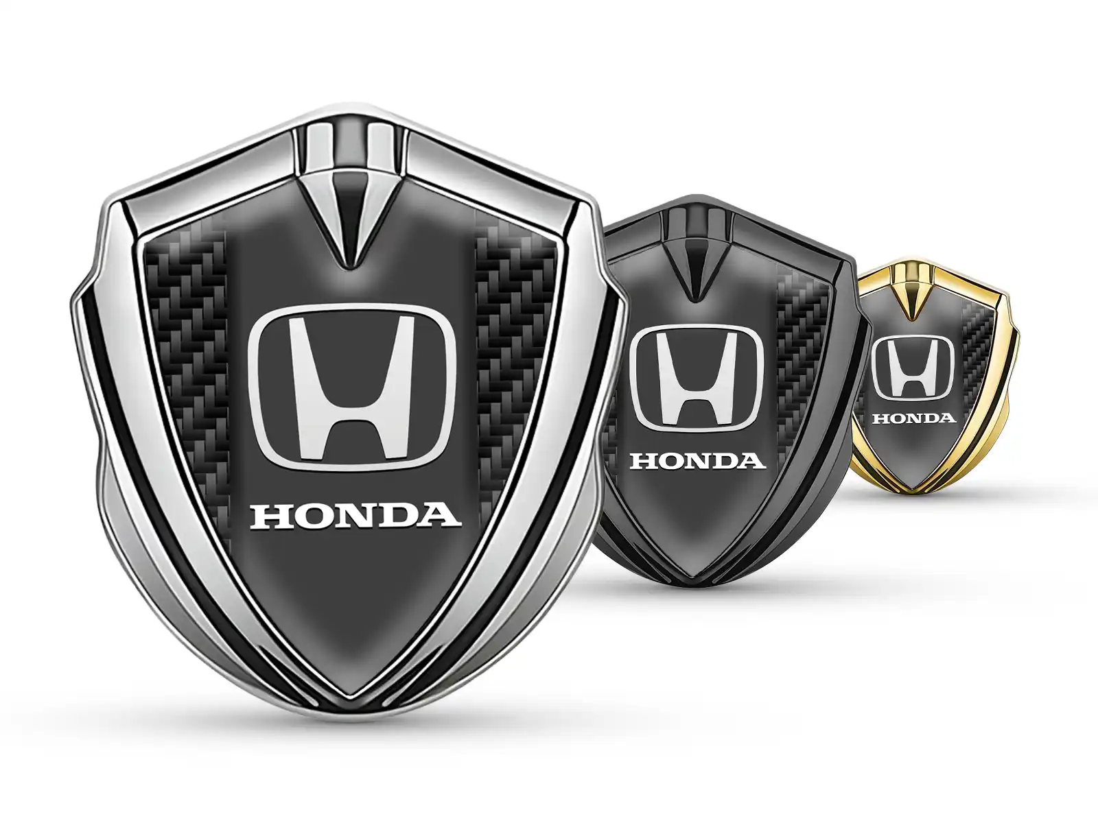 Honda Autoabzeichen Max Stil Solides Metallfinish